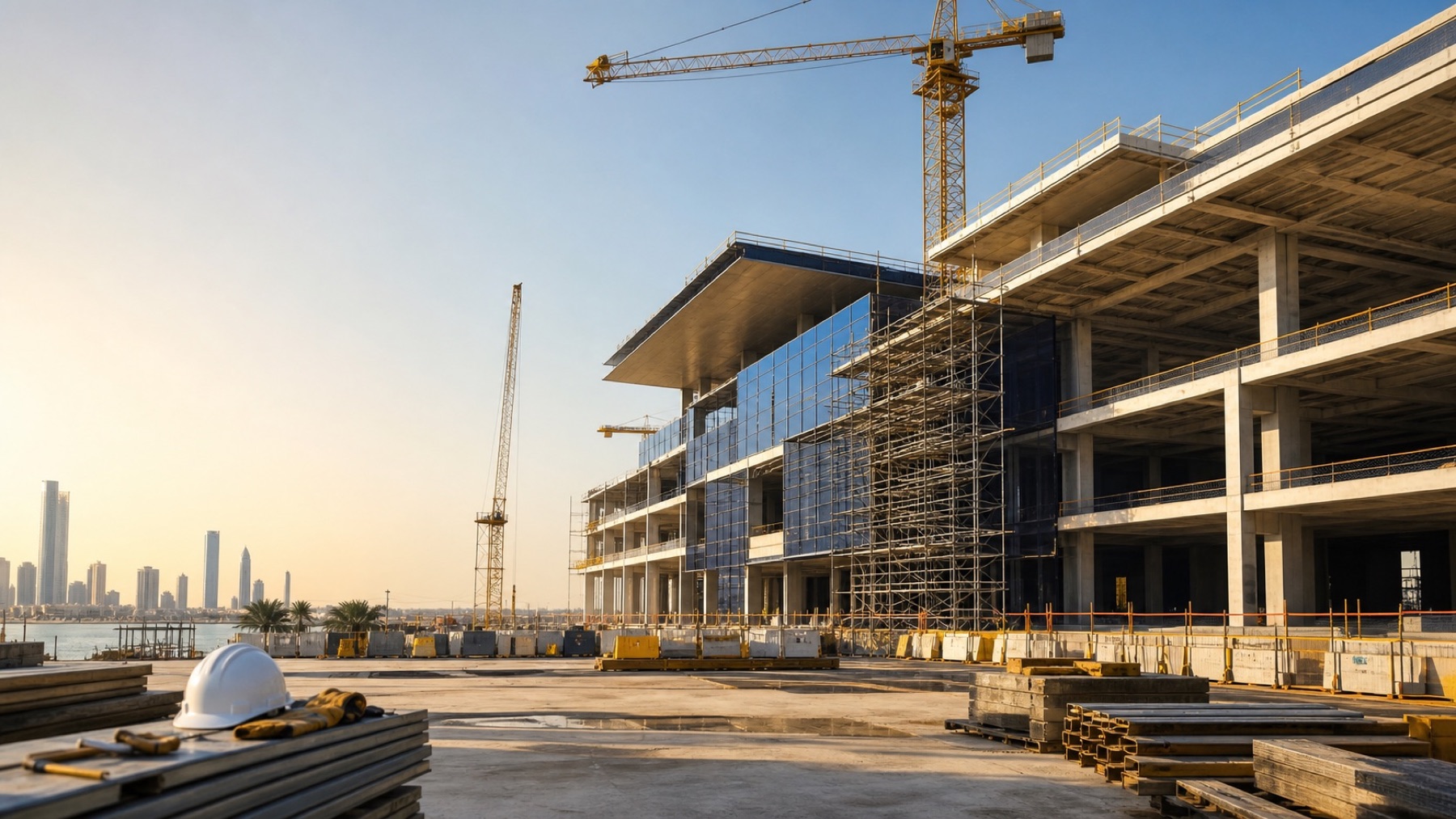 Shams Al Huda project under construction